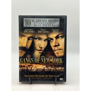 Gangs of New York (DVD, 2003, 2-Disc Set) Leonardo DiCaprio, Cameron Diaz